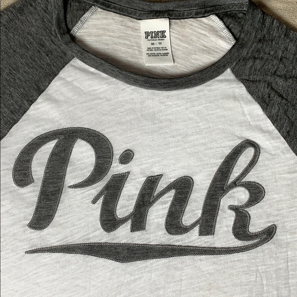 PINK sweater & baseball T - Picture 9 of 9